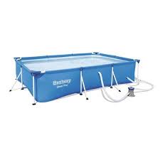 Bestway Steel Pro 118 X 79 X 26 Frame Above Ground Pool Set With Filter Pump Walmart Com In Ground Pools Above Ground Pool Above Ground Swimming Pools