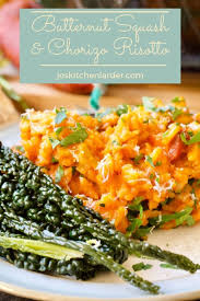 This Butternut Squash Chorizo Risotto Combines Spanish Italian Cuisine In One Delightful Dish Quick And Easy Meal Chorizo Risotto Chorizo Risotto Recipes