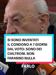 A sette giorni dal voto per le regionali si sono inventati il condono. Sono al governo da tre anni, cos’hanno fatto? Nulla. Sono degli irresponsabili. Vogliono usare i fondi sociali europei per ...