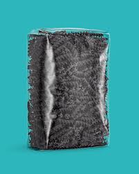 Download Plastic Bag With Black Fusilli Pasta Mockup In Bag Sack Mockups On Yellow Images Object Mockups