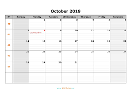 2018 Calendar With Holidays Printable October 2018 Calendar Printable With Holidays M Calendar Printables 2017 Printable Calendar Printable Yearly Calendar