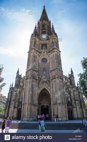  datos de la fotografía. Ornate Frontage Of The Clocktower Of Cathedral Of Buen Pastor San Stock Photo Alamy