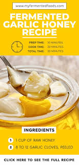How To Make Fermented Honey Garlic Honey Recipe My Fermented Foods Recipe Honey Recipes Fermented Honey Recipes