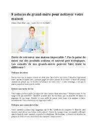 Il présente des milliers d'astuces et de conseils pour la vie de tous les jours. 8 Astuces De Grand Mere Pour Nettoyer Votre Maison Nourritures Nature