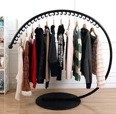 Circle clothing racks for sale. Metal Round Clothing Racks Clothing Rack Display Clothing Store Displays Clothing Rack