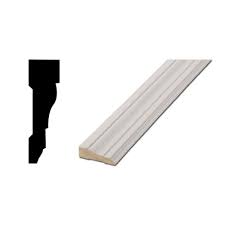 Woodgrain Primed Finger Jointed Pine 366 Casing Molding 14 Ft Floor Decor In 2020 Window Casing Finger Joint Mdf Doors