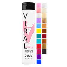 Your hair will usually be washed as part of the dyeing process; Celeb Luxury Viral Colorwash Professional Semi Permanent Hair Color Depositing Shampoo Pastel Light Pink In Dubai Uae Whizz Color Glazes