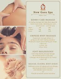 New Gaea Spa Our Service Menu How Would You Like To Be Facebook