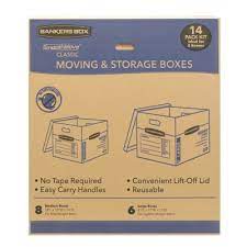 Maybe you would like to learn more about one of these? Bankers Box Smoothmove Classic 14 Box Kit 8 Medium 6 Large Sam S Club