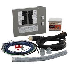 Normally, the name or number of the generator includes the starting you will find lots of information in our article how to connect a portable generator to a house with a transfer switch. Generac 50 Amp Generator Transfer Switch Kit For 12 16 Circuits For Indoor Applications The Home Depot Canada