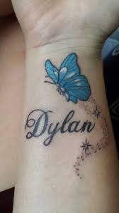 Today many choose to carry on this tradition by tattooing their child's name or date of birth in new and more creative ways. 13 Wrist Name Tattoos Ideas Tattoos Name Tattoos Tattoo Designs