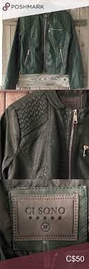 Nwot Ci Sono Vegan Leather Jacket Vegan Leather Jacket Leather Leather Jacket