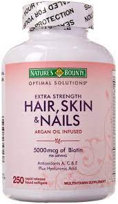 Nature's bounty hair, skin & nails, 60 caplets $9.18 ( $0.15 / 1 count) in stock. Buy Nature S Bounty Hair Skin And Nails 5000 Mcg Of Biotin 250 Coated Softgels Regular Extra Strength Online In Turkey B00gzrge70