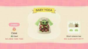 Top 20 Star Wars Designs On Animal Crossing Baby Yoda Animal Crossing Funny Animal Crossing Animal Crossing Characters