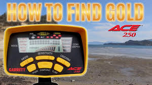 Get the deepest detection depth and sensitivity on the smallest of gold nuggets. Garrett Ace 250 Metal Detector How To Find Gold At The Beach Youtube