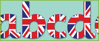 Letter n union jack font, great britain flag lettering. Early Learning Resources Union Jack Display Letters