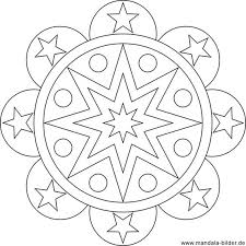 Gratis Ausmalbild Mit Sternen Als Mandala Ausmalbilder Mandala Ausmalen Ausmalbild