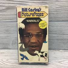 BILL COSBY'S PICTURE Pages: All About Animals [VHS] 2 Activity Books Test  Plays $14.99