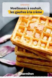 Gaufres A La Creme Fraiche Recette Recette Gaufre Gaufres Recettes De Cuisine
