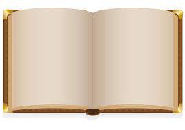 Old Open Book With Blank Sheets Vector Illustration Open Book Free Paper Texture Vector Illustration