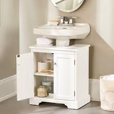 small bathroom pedestal sink cabinets