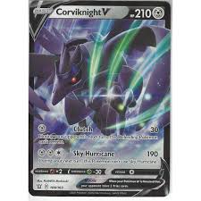 Pokemoncardresources (pcr) is a group specifically created for fake card creations regarding the pokemon tcg (trading card game). Pokemon Trading Card Game 109 163 Corviknight V Rare Holo V Card Swsh 05 Battle Styles Trading Card Games From Hills Cards Uk