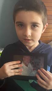 Teddy, rocking his patriotic collar for Memorisl Day weekend.