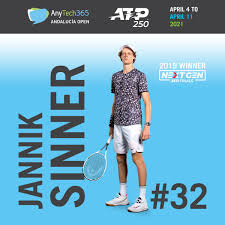 34 date of birth : Jannik Sinner Will Play The Anytech365 Andalucia Open