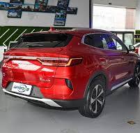 Red Hybrid Cars BYD Song Plus New Energy Hybrid Electric Vehicle