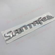 Spend a day on the slopes and explore the city at night. Emblem Lettering Decal For Hyundai Santa Fe Car Rear Trunk Badge Logo Sticker Shopee Malaysia