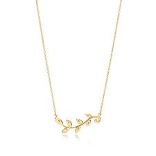 Paloma Picasso Olive Leaf Vine Pendant In 18k Gold Pendant Tiffany Bracelets Jewelry