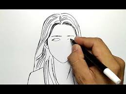 Bagaimana sih cara menggambar sketsa wajah hitam putih? Gambar Lukisan Wanita Cantik Hitam Putih Cikimm Com