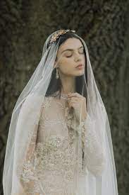 Her Dark Materials Confetti Magazine Northern Ireland Photographer Bridal Inspiration Drop Veil Wedding Dresses