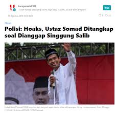 Sholeh was first known as the champion in the speech and national lecture contest at istiqlal mosque in 2000. Salah Ustad Abdul Somad Lc Ma Udah Ditangkap Pihak Oleh Pihak Kepolisian Turnbackhoax
