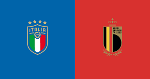 Italia e belgio si inginocchiano in avvio del match valido per i quarti di finale di euro 2020. 0imn 74c17s3am