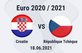 C'est croatie qui recoit republique tcheque pour ce match europe du vendredi 18 juin 2021 (resultat championnat d'europe de. Pronostic Croatie Republique Tcheque Euro 18 06 21