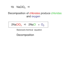 Several hundred million tons are produced annually, mainly for applications in bleaching pulp to produce high brightness paper. Balancing Chemical Equations Ppt Download