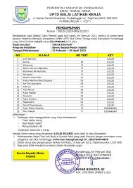 Saat ini dinas pemuda olahraga dan pariwisata kab purbalingga kembali membuka lowongan kerja terbaru pada bulan februari 2021. Balai Latihan Kerja Purbalingga Pagina Inicial Facebook