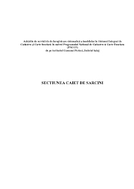 Doc Caiet De Sarcini Inregistrarea Sistematica A Imobilelor John Catalin Academia Edu