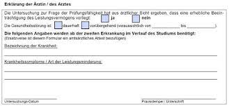Unterschrift des erziehungsberechtigten ist notwendig. Hochschule Koblenz Prufungsrucktritt