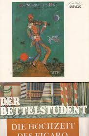 Eine operngesellschaft in der sommerfrische. Der Bettelstudent Die Hochzeit Des Figaro Der Fiedler Auf Dem Dach Komische Oper In Berlin Spielzeit 1980 1983 Konvolut Aus 3 Heften Von Millocker Karl Mozart Bock Jerry Komische Oper