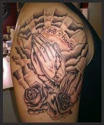 Check spelling or type a new query. Praying Hands With Roses Quarter Sleeve Tattoos Praying Hands Tattoo Hand Tattoos For Guys