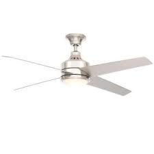 Home Decorators Collection Mercer 52 In Brushed Nickel Ceiling Fan 14725 The Home Depot Ceiling Fan Living Room Ceiling Fan Brushed Nickel Ceiling Fan