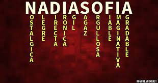 Que Significa Nadia Sofia