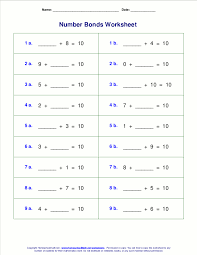 Our large collection of math worksheets are a great study tool for all ages. Number Bonds Worksheets