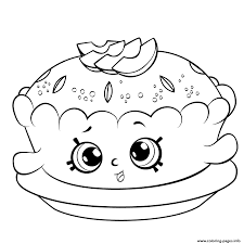 Set up a table outside and keep kids of all ages occupied with these spring pictures to color. Shopkins Season 6 Apple Pie Coloring Pages Printable