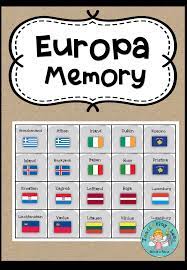 Europa Lander Hauptstadte Memory Europa Europa Lander Hauptstadt
