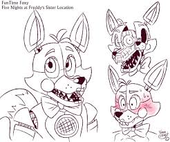 Funtime Foxy Sketch Funtime Foxy Fnaf Drawings Fnaf Art
