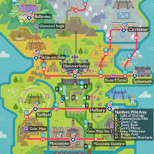 Click on the map or use the w, a, s, and. Pokemon Sword And Shield Complete Map And Locations Polygon