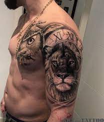Kunst Und Tattoo Kunst Und Tattoo Girltattoo Kunst Tattoo Tattooformen Blackt Lion Shoulder Tattoo Shoulder Tattoo Lion Head Tattoos